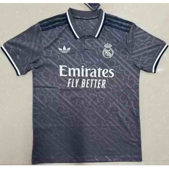 Men 2024 2025 Soccer Jersey Real Madrid CF Black II